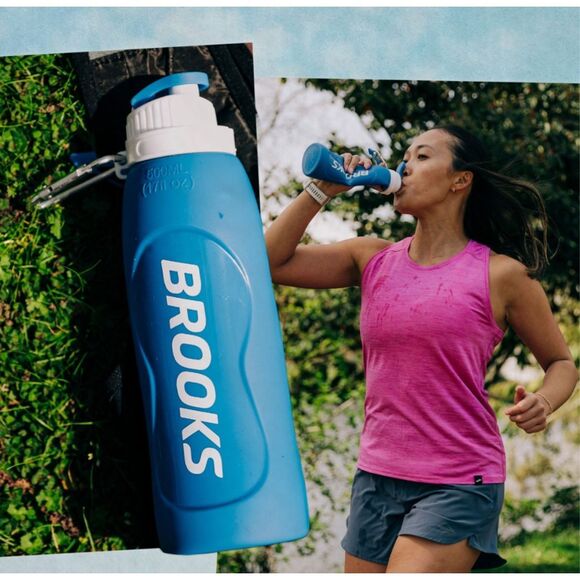 BROOKS COLLAPSIBLE WATER BOTTLE - Picture 1 of 9